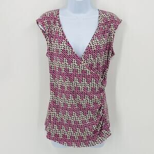 Express Wrap-Style Sleeveless Top